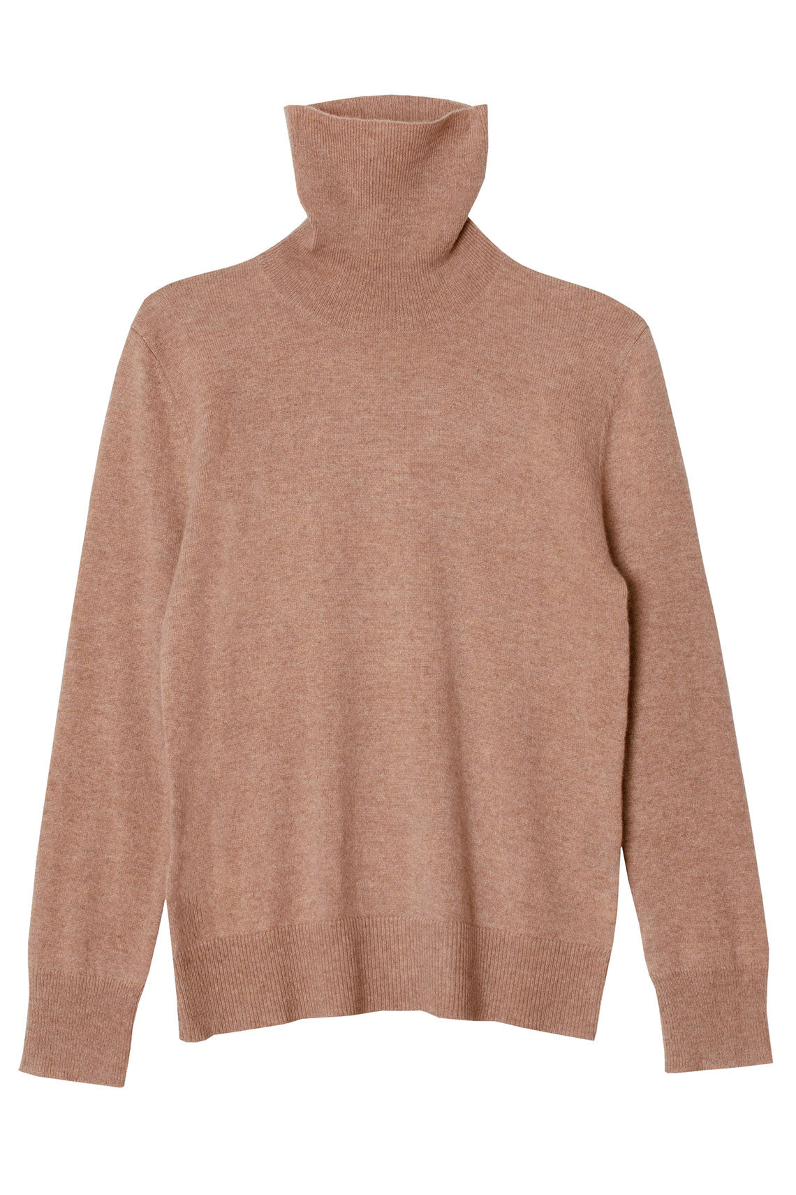 Camel Cashmere Turtleneck