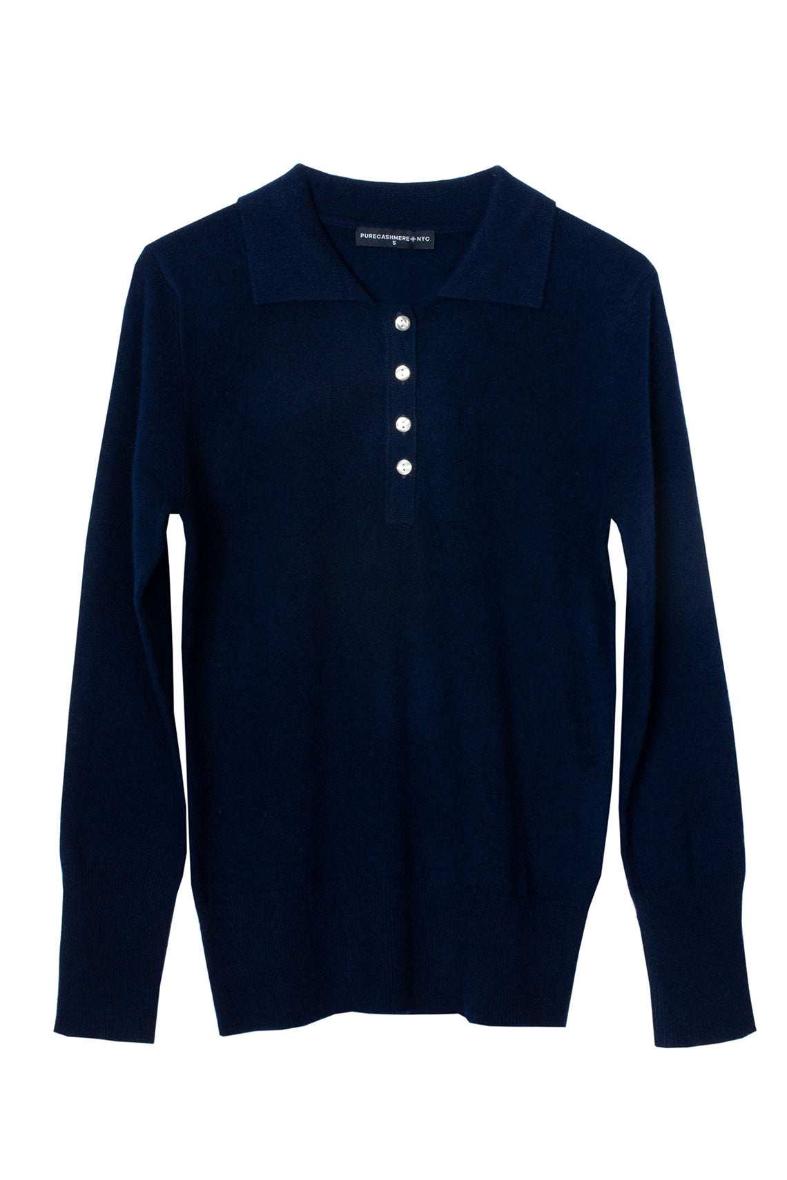 Navy Polo Sweater