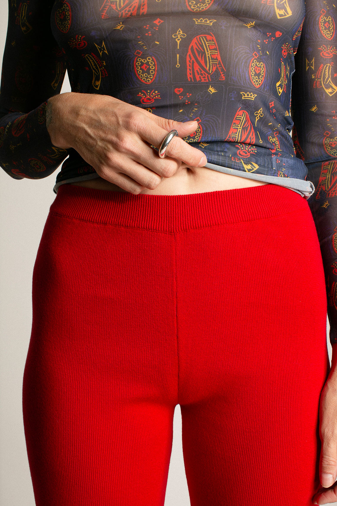 Red Cupcake Pant