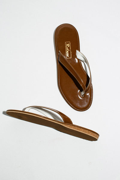 Cocoa Patent Slipper Sandal