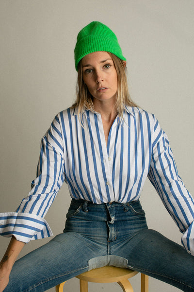 Big Stripes Midi Button Up