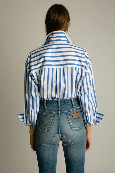 Big Stripes Midi Button Up