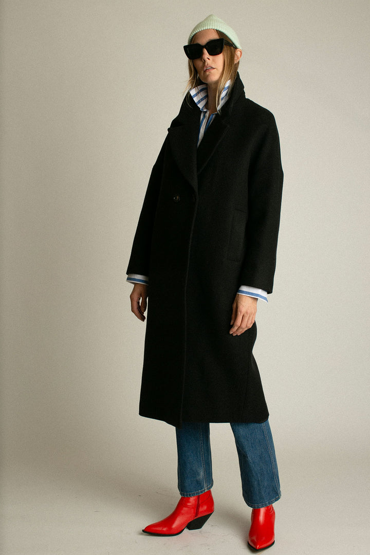 Rita Row - Black Cedar Coat – BONA DRAG