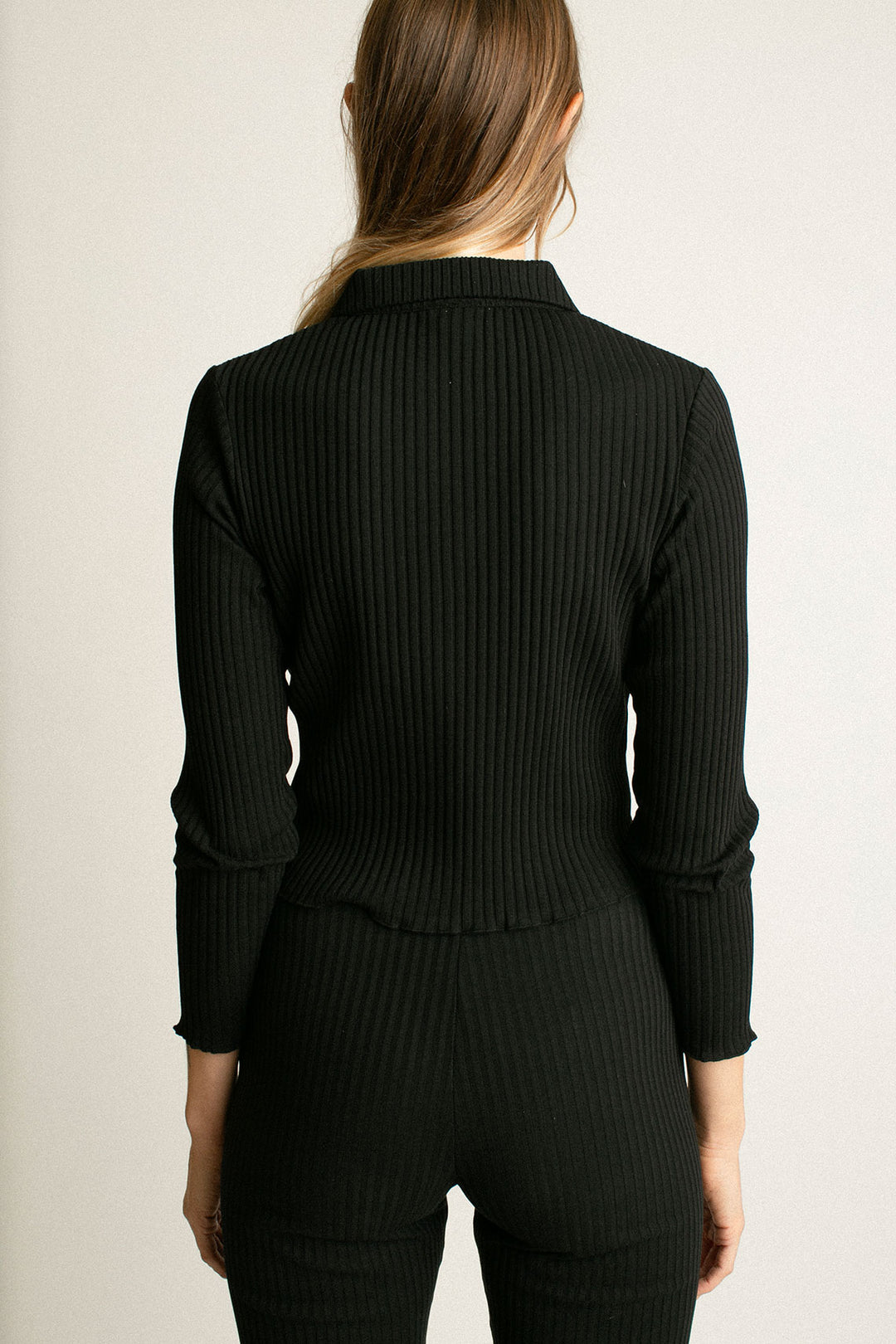 RITA ROW ② 2180－TO Knit bustier レディース ブラック FREE Rita Row Mia Ruched Ruffle Top | Anthropologie