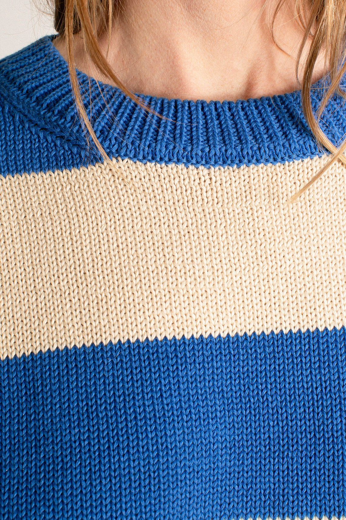Blue Stripe Pattie Sweater