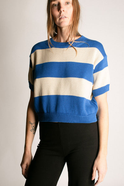 Blue Stripe Pattie Sweater
