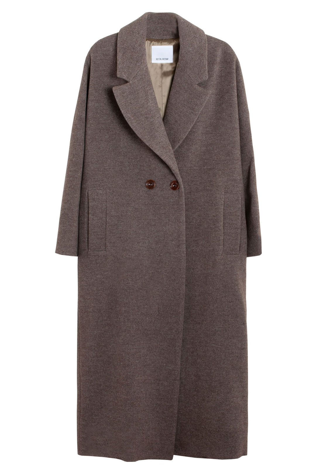 Rita Row - Brownish Grey Cedar Coat – BONA DRAG