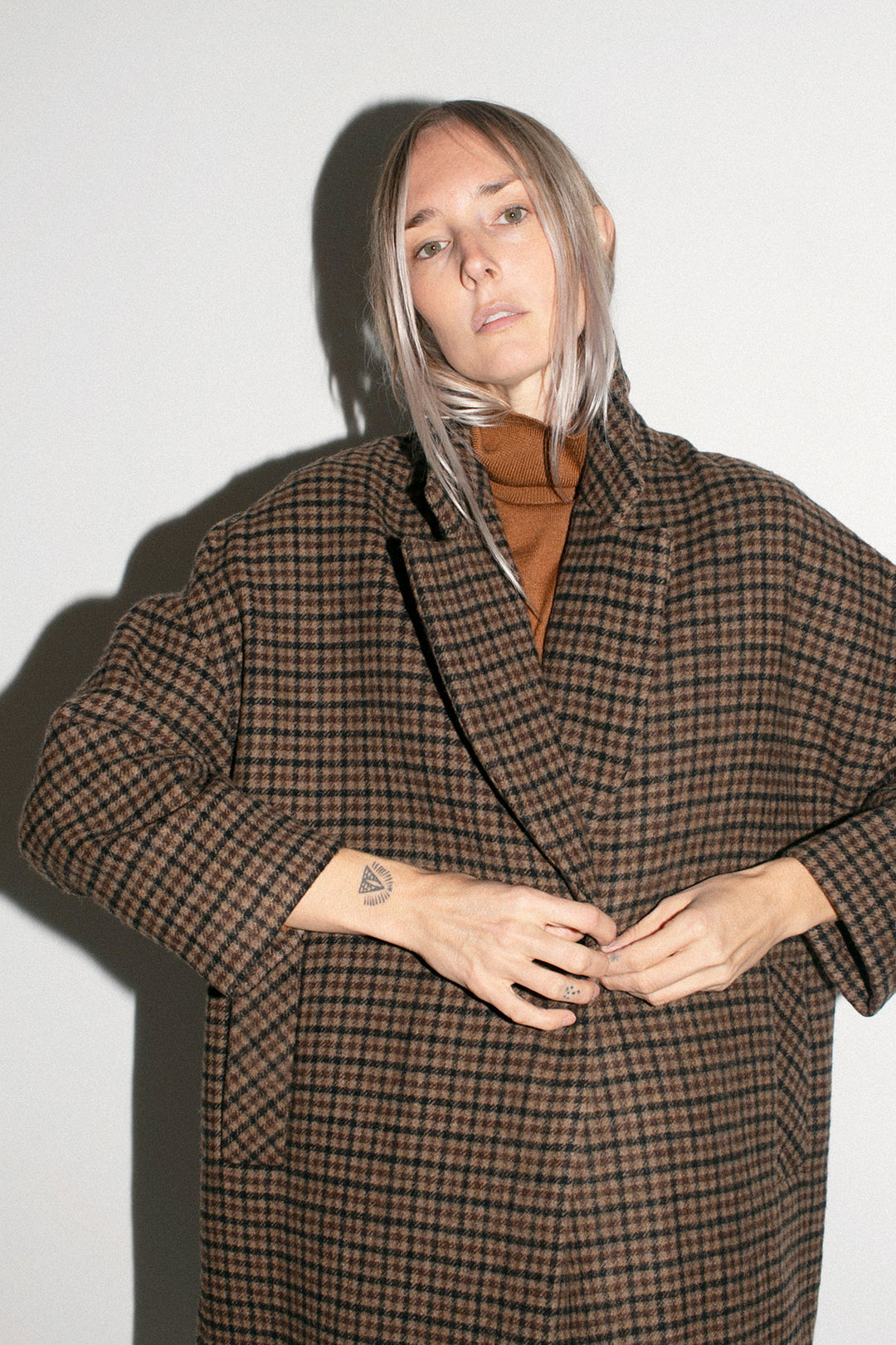Rita Row - Checkered Cedar Coat – BONA DRAG