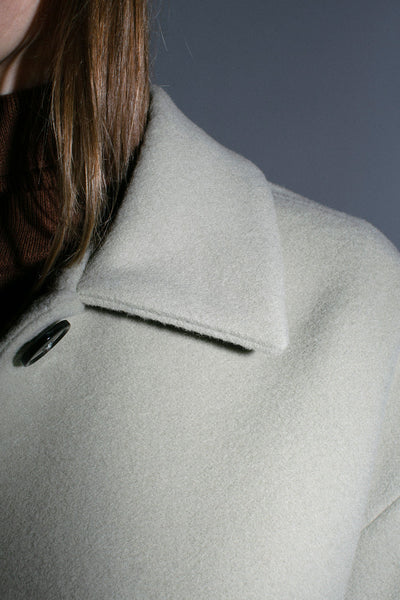 Dirty Green Aline Coat