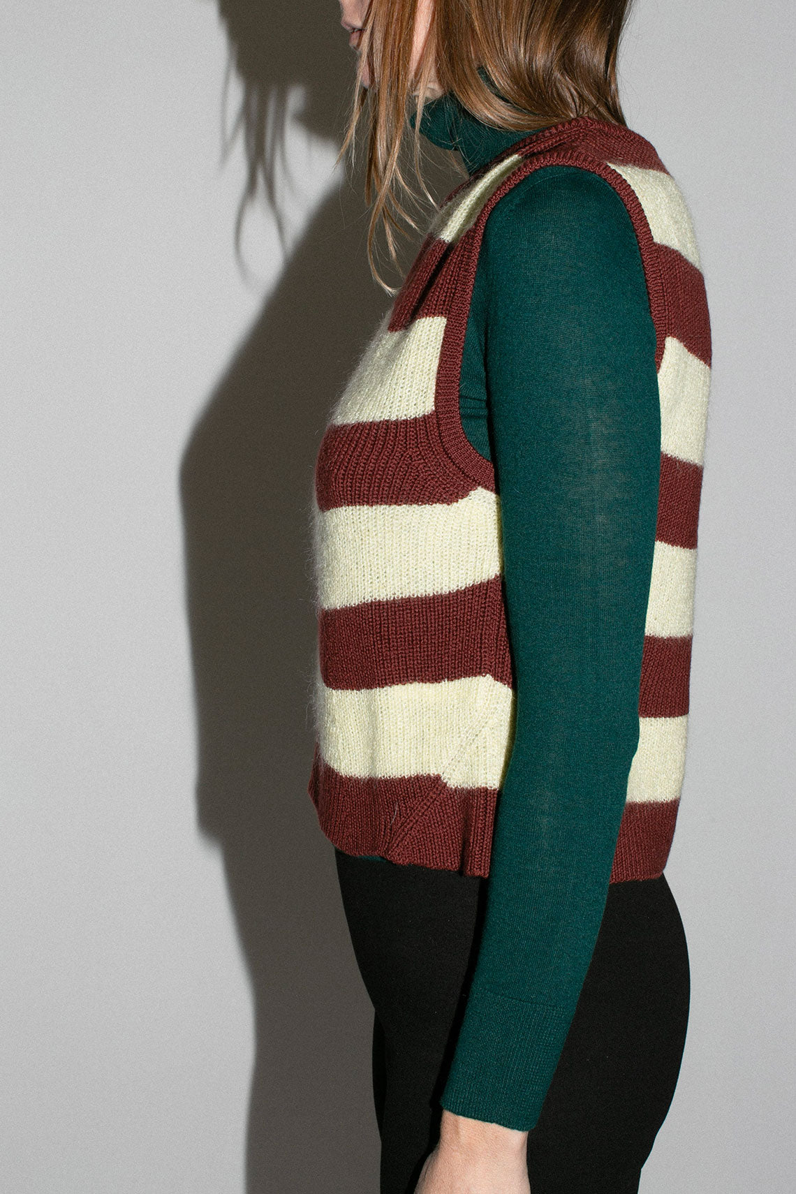 Stripe Erin Vest