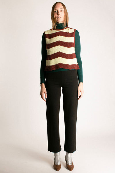 Stripe Erin Vest