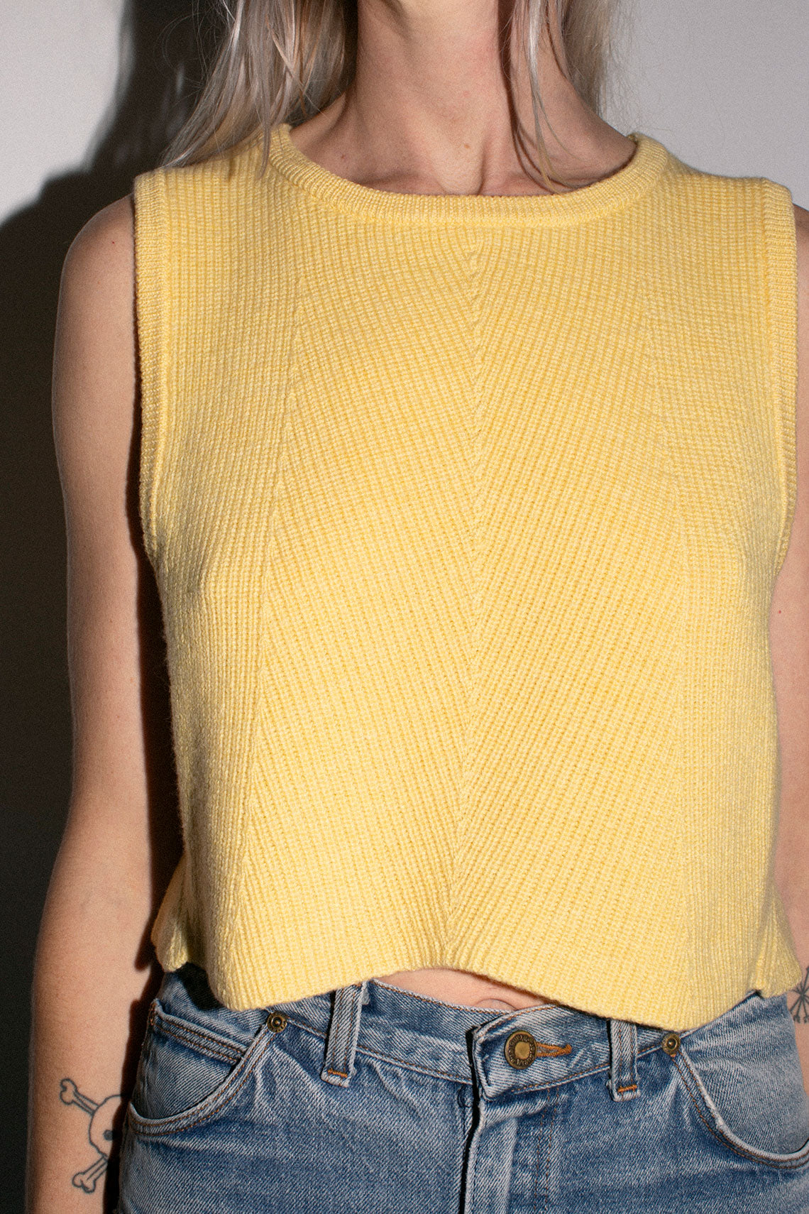Yellow Annie Sweater Vest