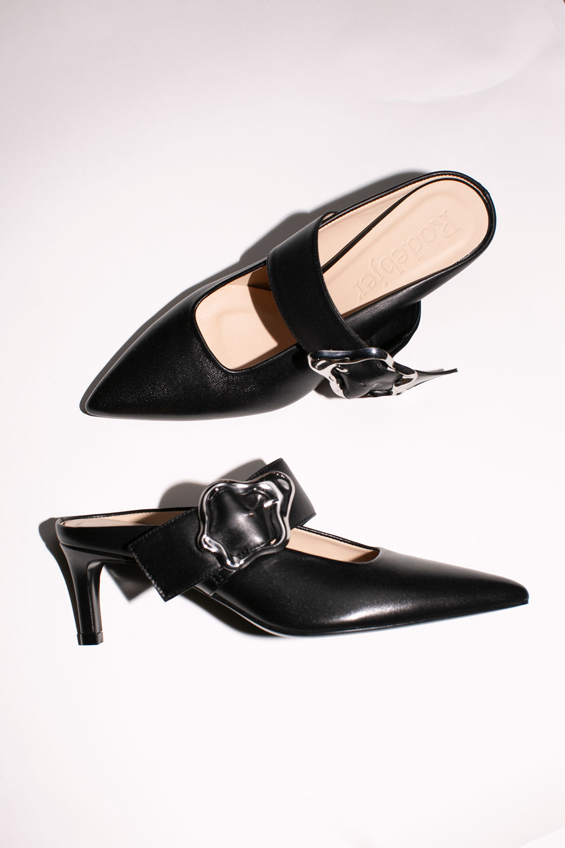 Rodebjer Black Aurora Coral Mule – BONA DRAG