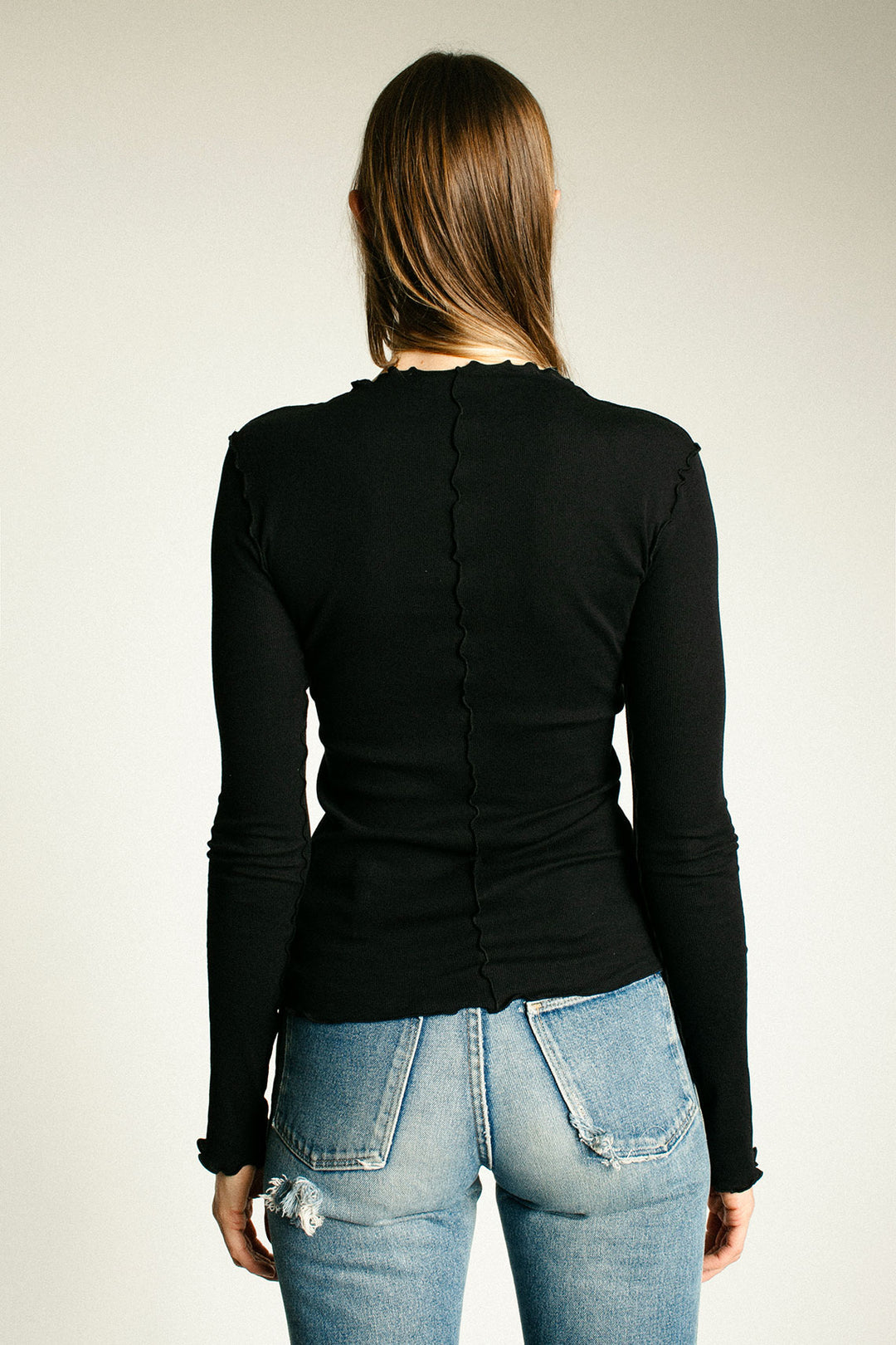 Rodebjer - Black Columbina Top – BONA DRAG