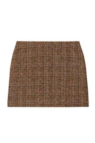 Plaid Seine Mini Skirt