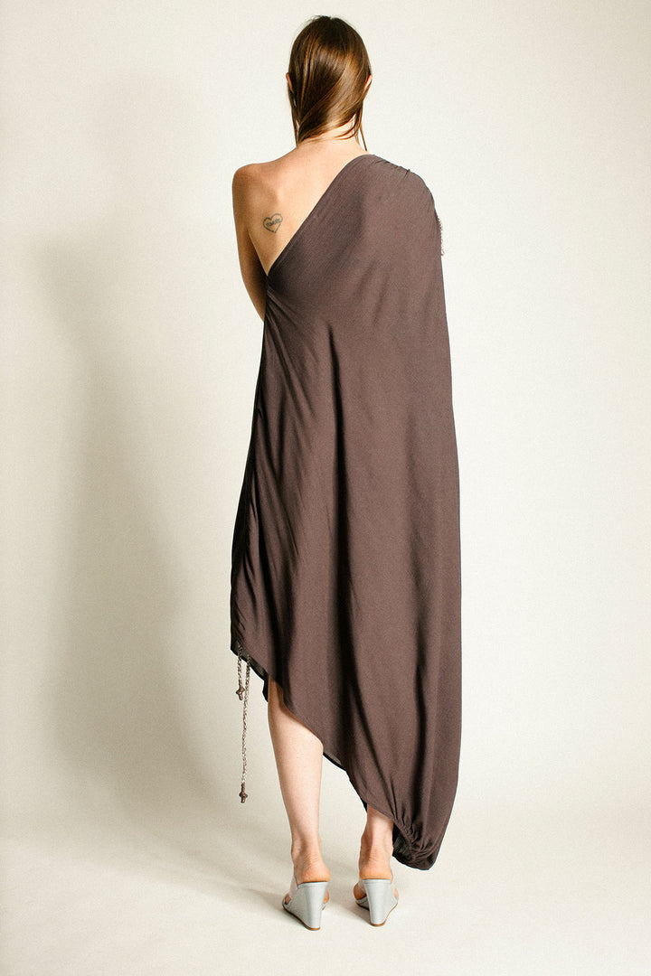 SALE 50% OFF - Rodebjer - Dark Coffee Shirley Dress – BONA DRAG