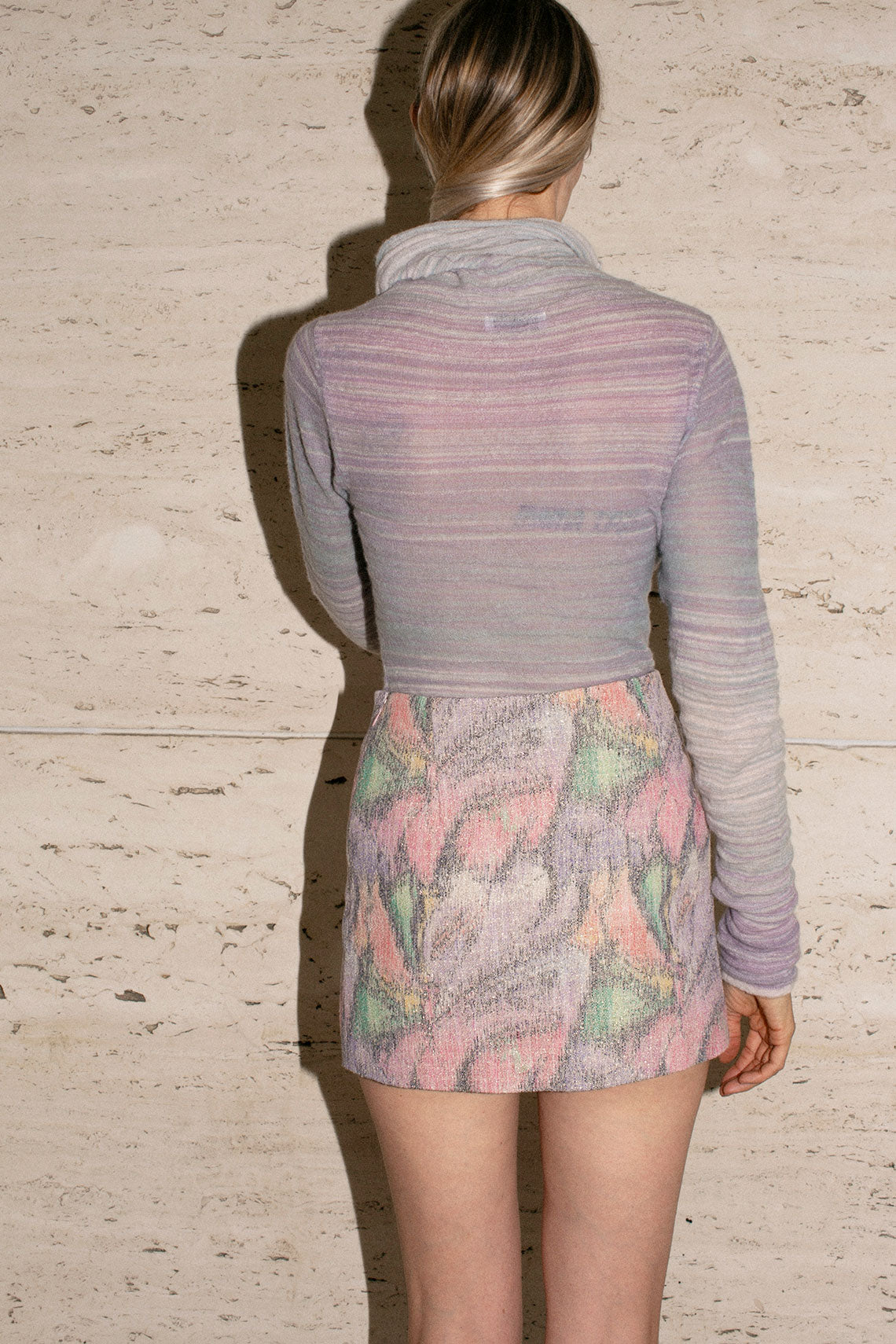 Lilac Seine Mini Skirt