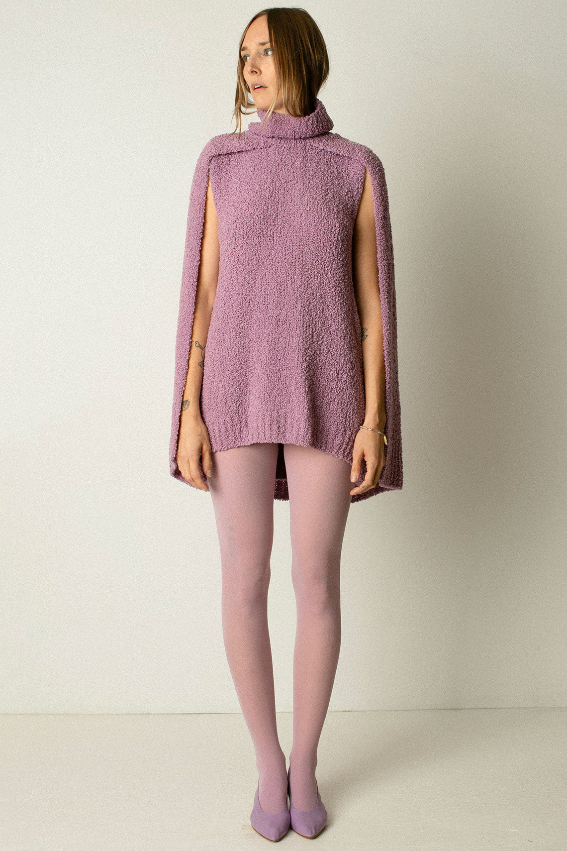 Purple Cream Evante Sweater / Mini