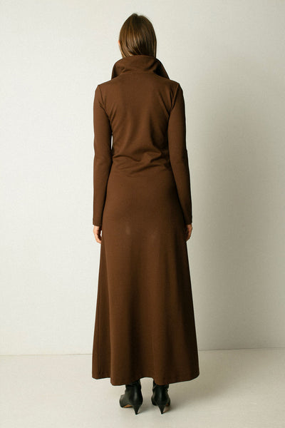 Umber Brown Clemins Dress