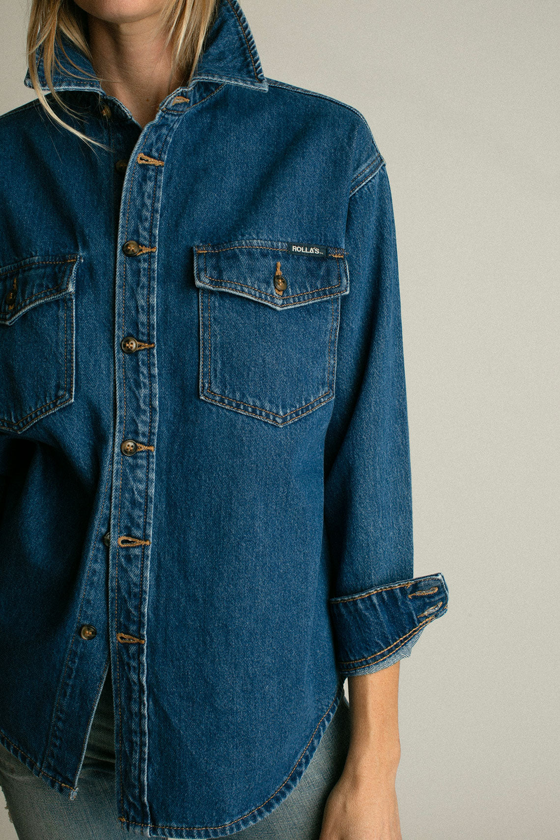 Ashley Blue Denim Shirt