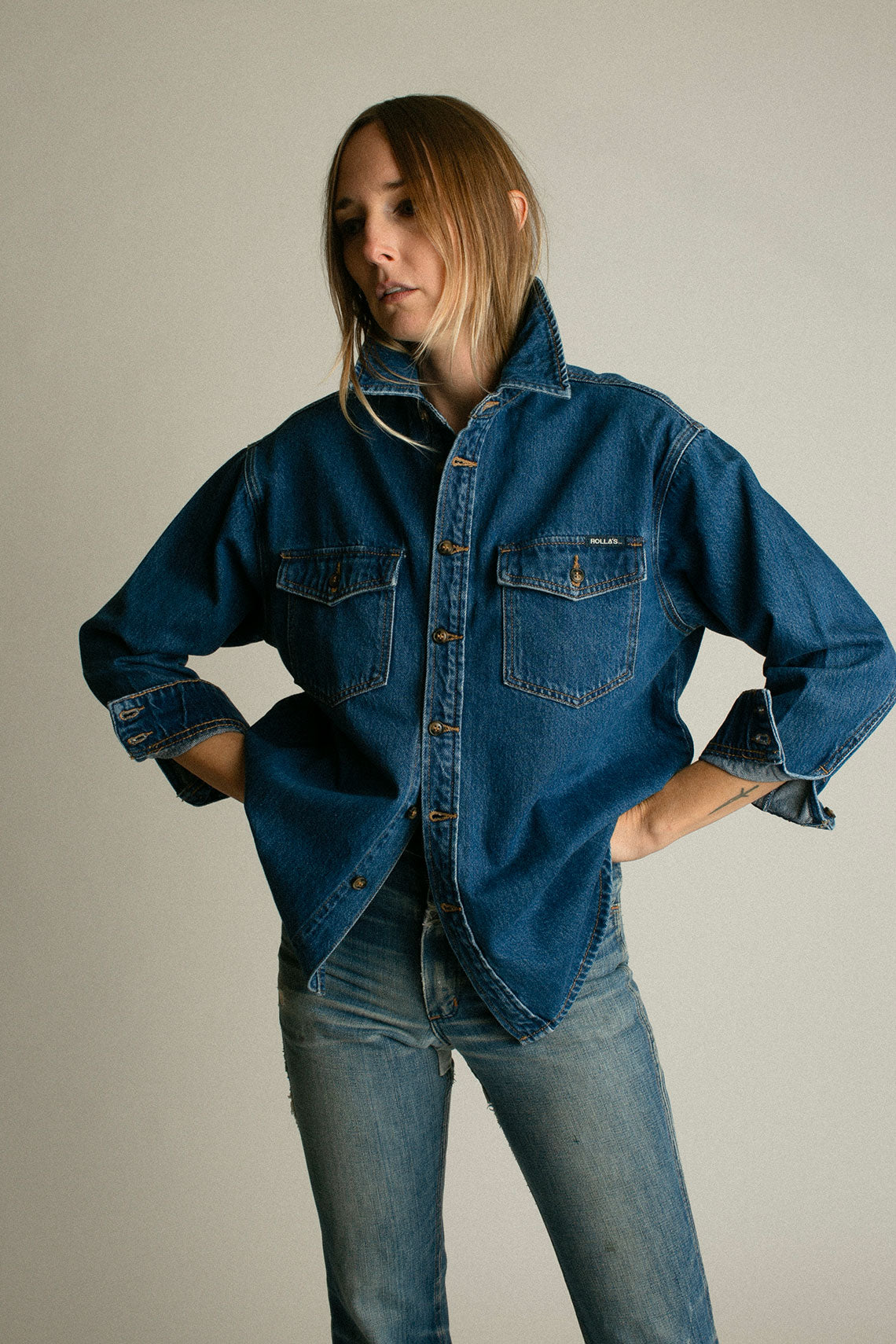 Ashley Blue Denim Shirt