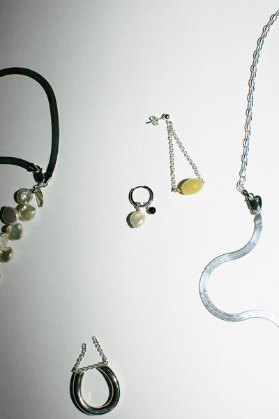 Black Agate Baba Earring