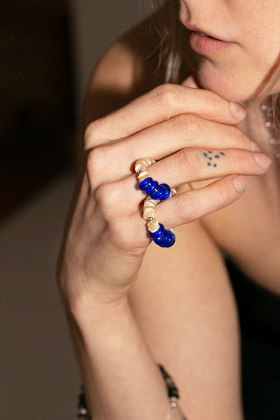 Blue Lento Ring
