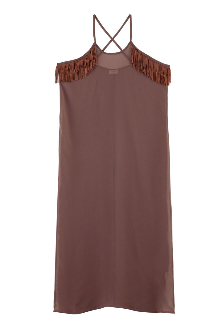 dish brown dress Deia Dress