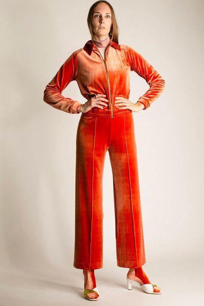 Amber Velvet Ankle Sock