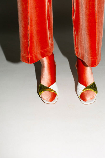 Amber Velvet Ankle Sock