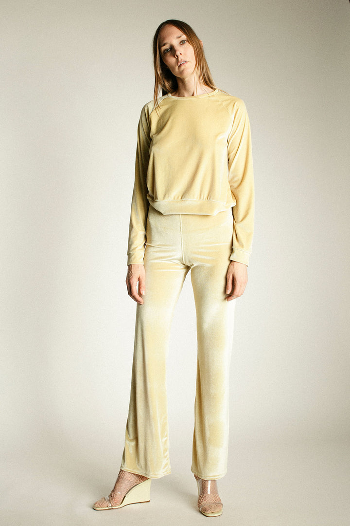 Simone Wild - Lemon Velvet Raglan Sweater – BONA DRAG