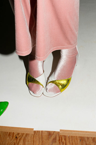 Light Pink Velvet Wide Leg Pant