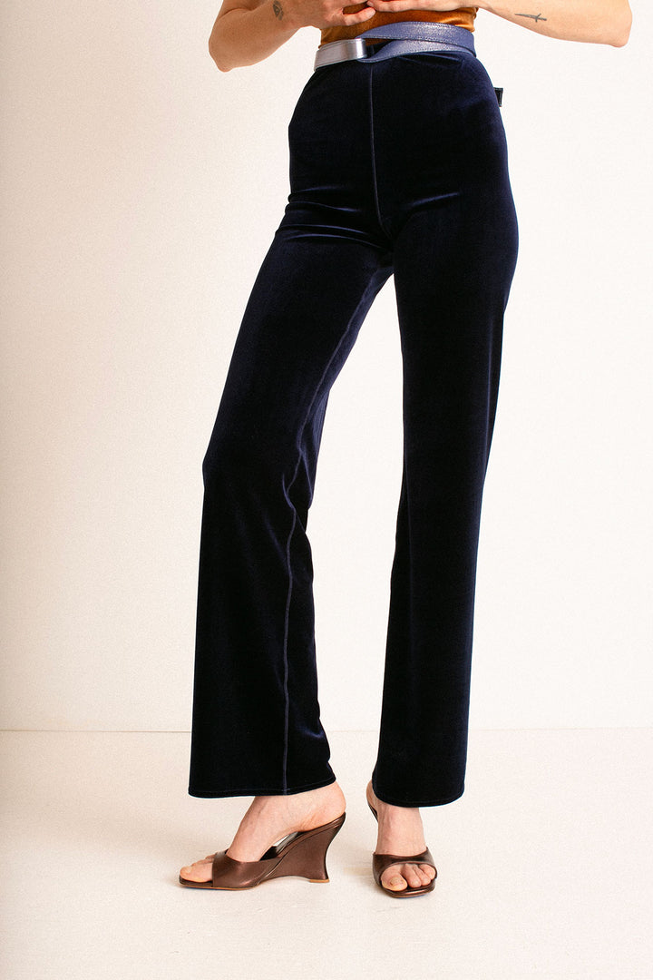 Simone Wild - Amber Velvet Wide Leg Pant – BONA DRAG