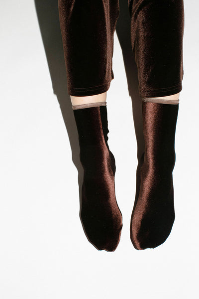 Nut Velvet Ankle Sock