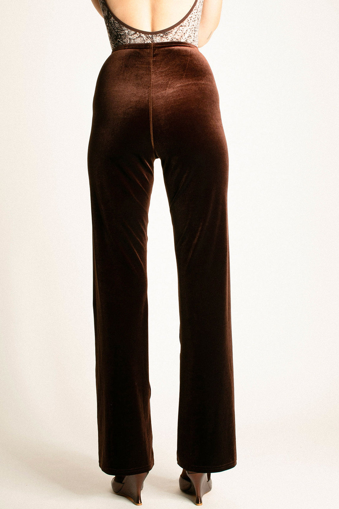 Simone Wild - Nut Velvet Wide Leg Pant – BONA DRAG