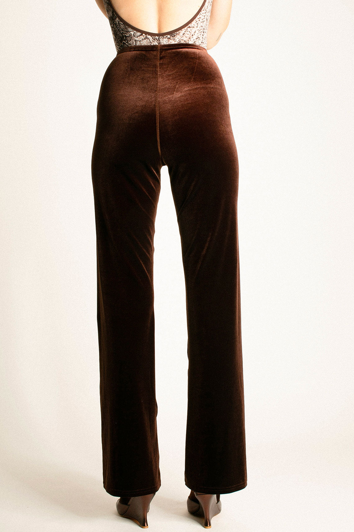Nut Velvet Wide Leg Pant