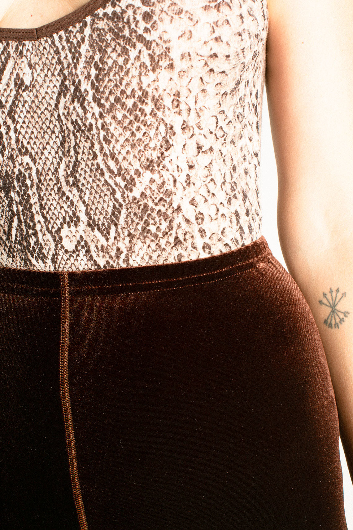 Nut Velvet Wide Leg Pant