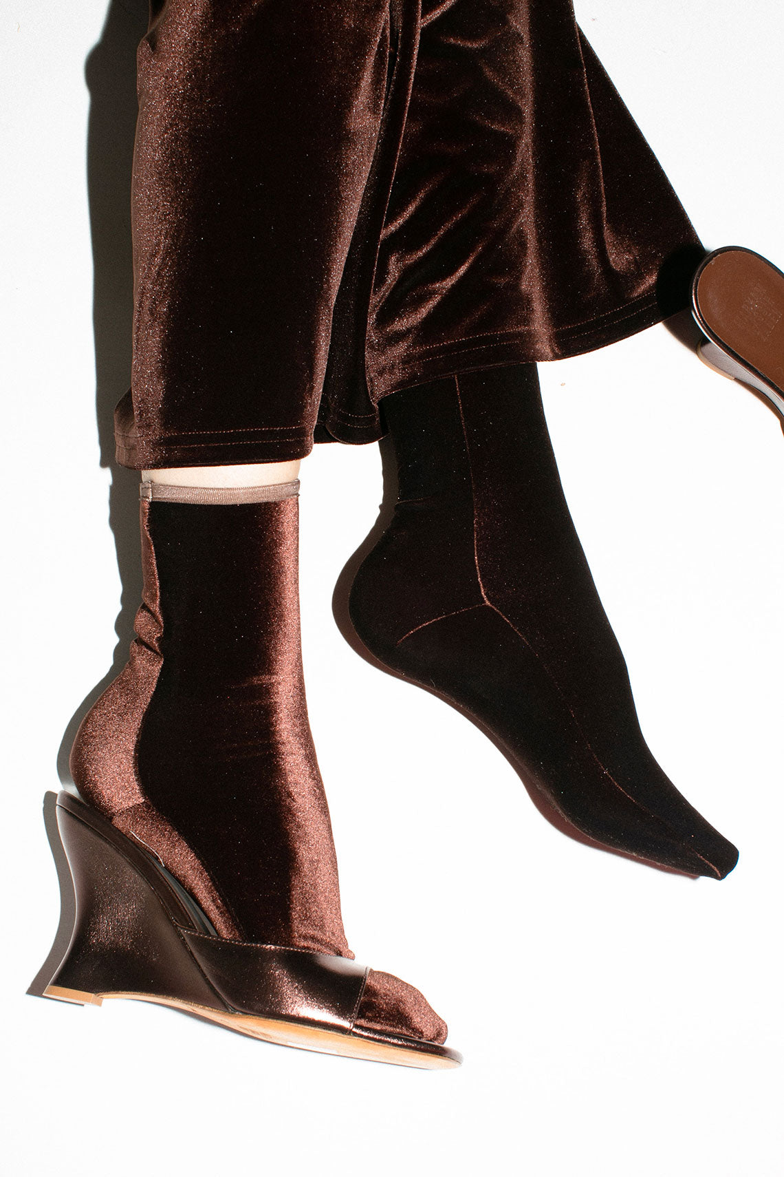 Nut Velvet Wide Leg Pant