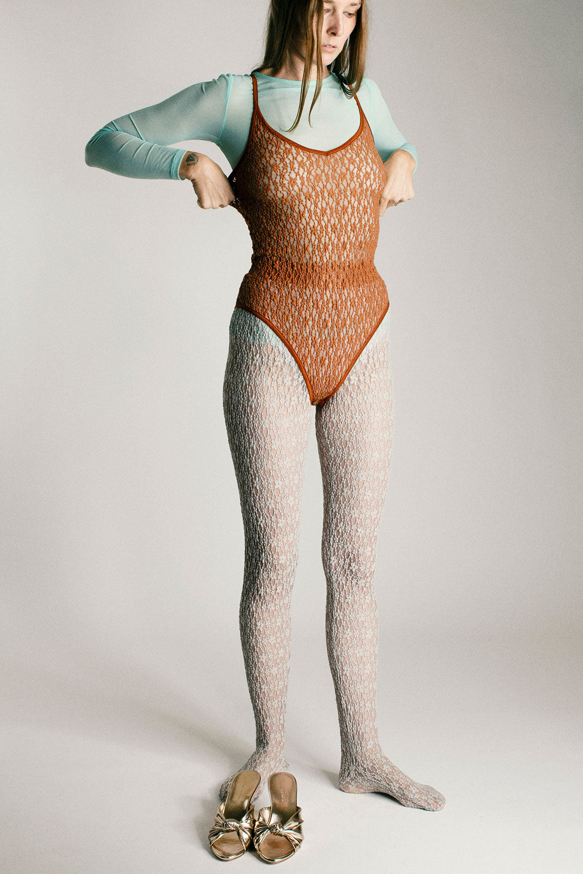 Simone Wild - Rust Lace Bliss Bodysuit – BONA DRAG