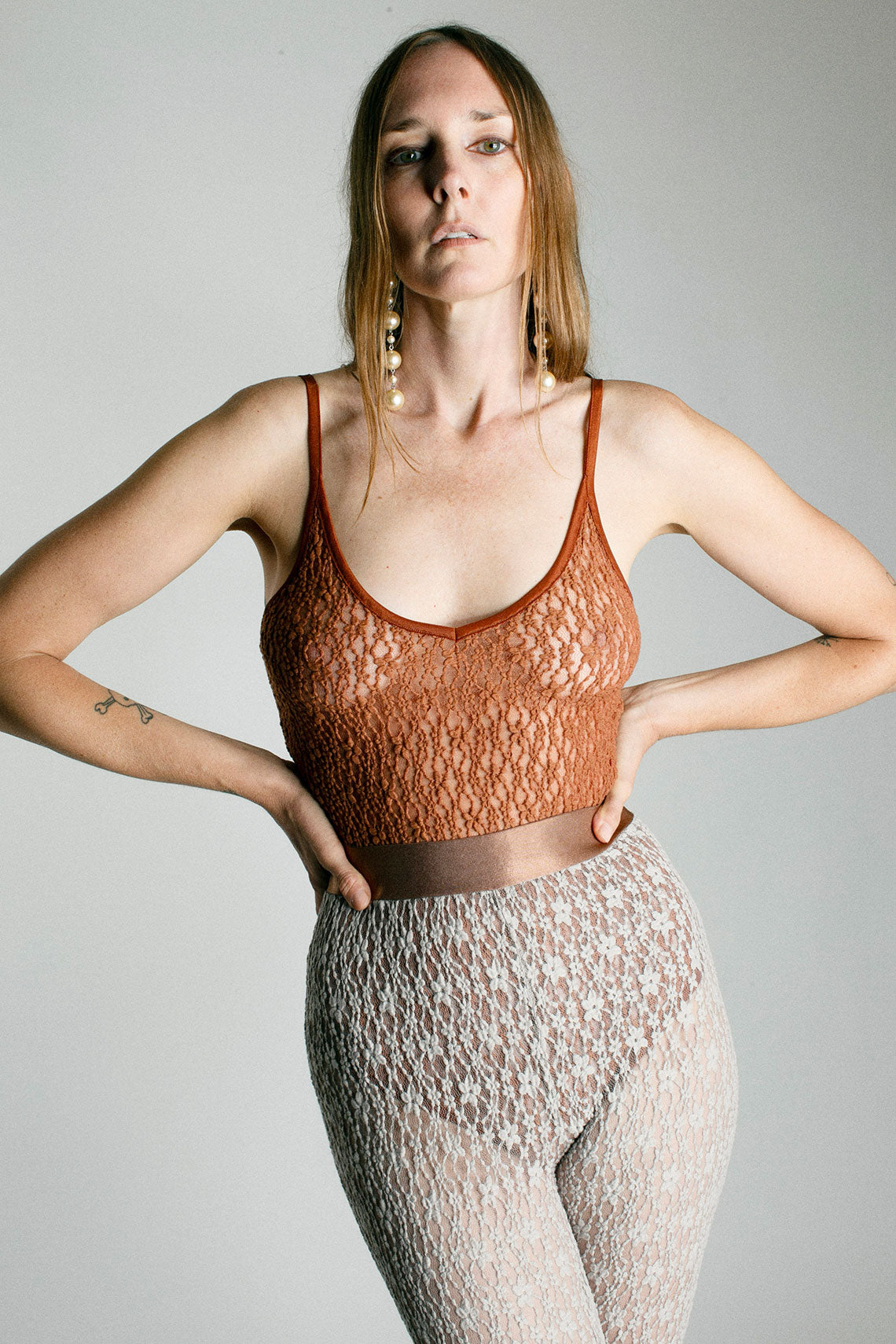 Simone Wild - Rust Lace Bliss Bodysuit – BONA DRAG
