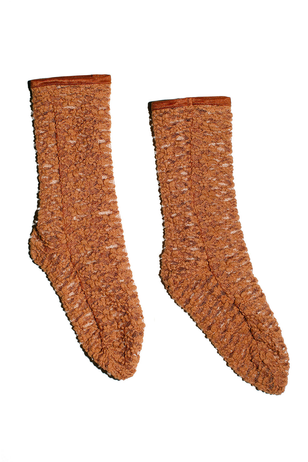 Simone Wild - Rust Lace Ankle Sock – BONA DRAG