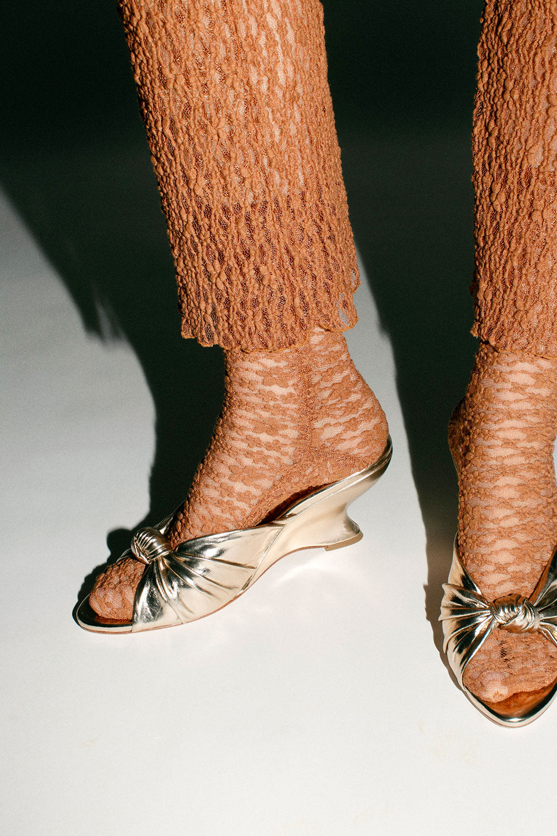 Simone Wild - Rust Lace Ankle Sock – BONA DRAG