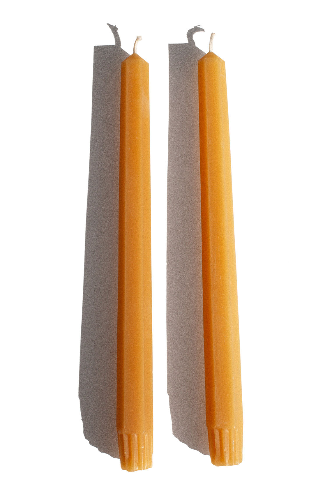 Beeswax 10" Hex Taper Candles