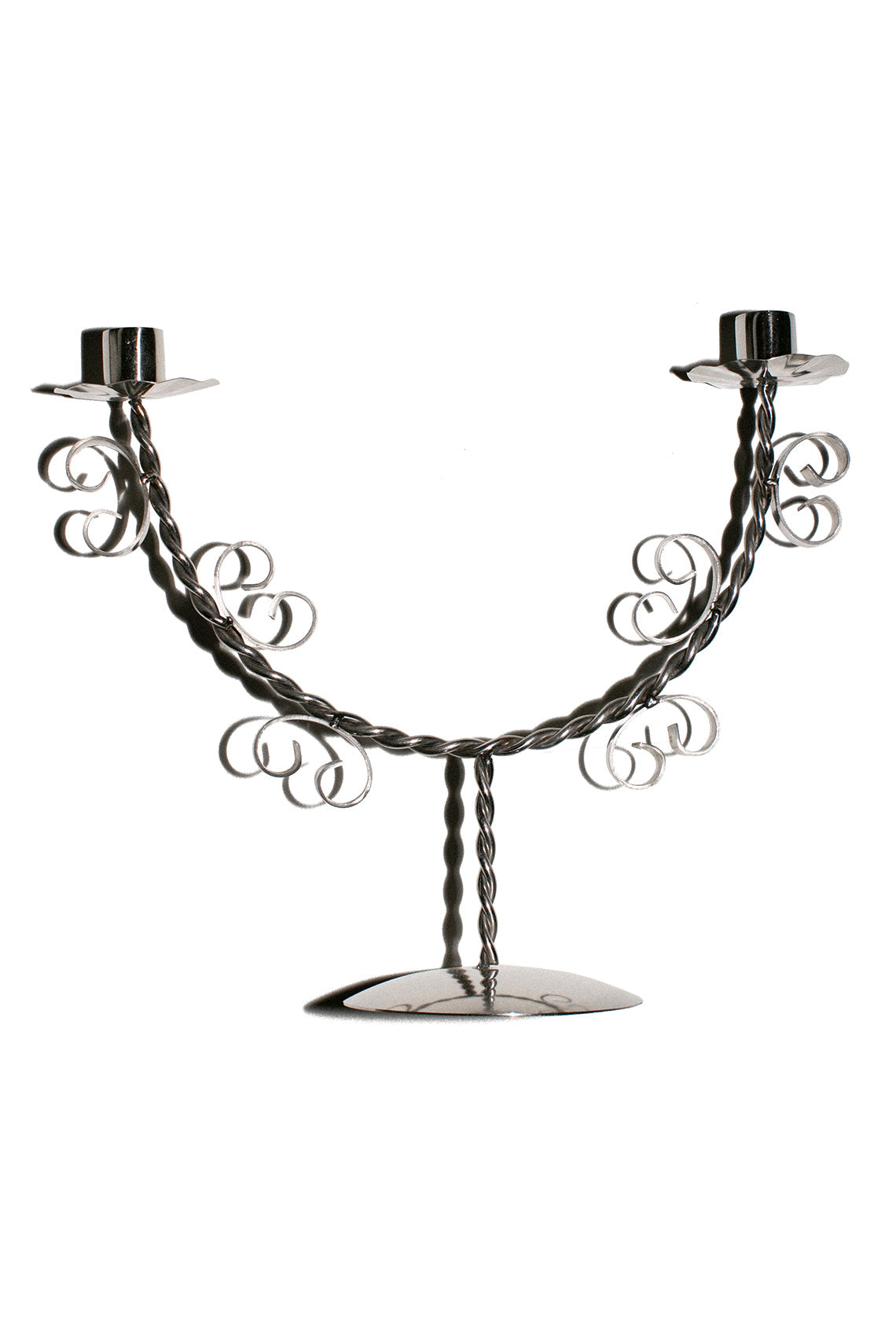 Stainless Steel Twist Candle Holder