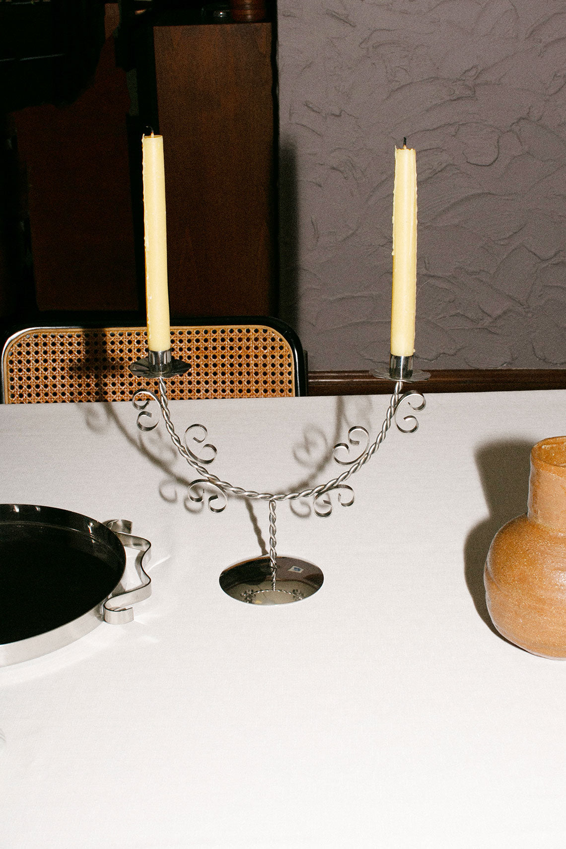 Stainless Steel Twist Candle Holder