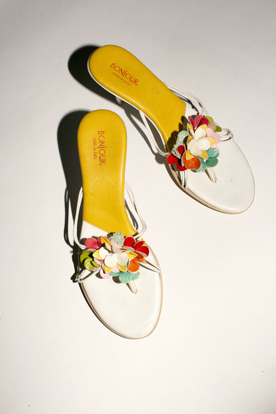 Vintage Bonjour Floral Sandals