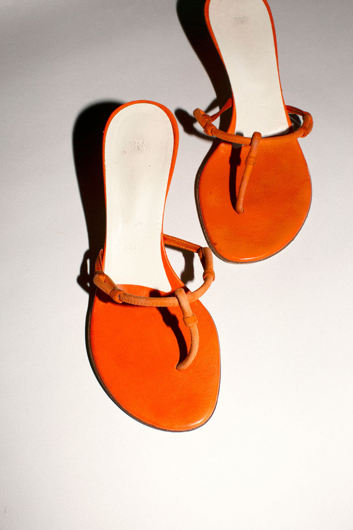 Vintage Orange Vera Wang Sandals