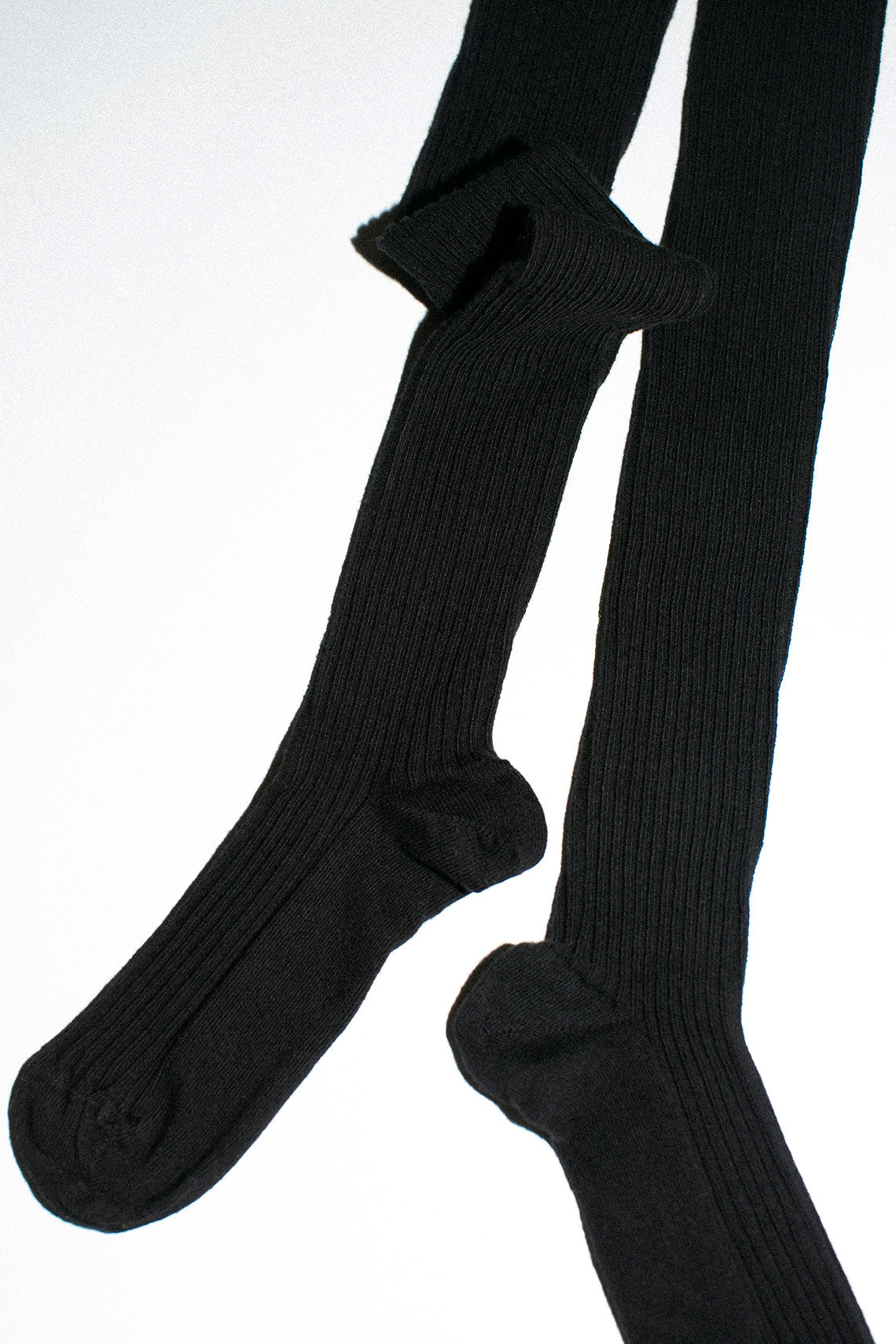 black socks by Baserange designer women's clothing