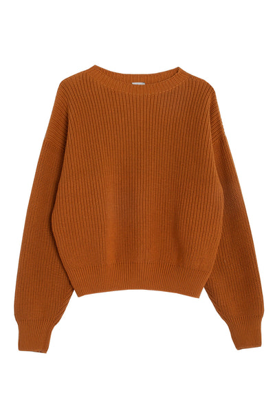 Burnt Yellow Mea Pullover