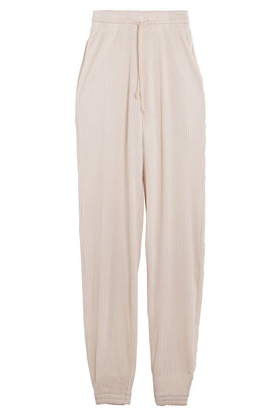 SALE 20% OFF - Baserange - Off White Rib Sweat Pants – BONA DRAG